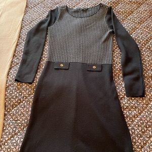 Eli Tahari wool blend dress Size S